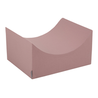 KiddyMoon Foam Playground for Kids Obstacle Course for Children Montessori Toy for Babies Soft Construction Blocks Element, Ramp/Halfshaft, Certified Made in The EU, heather:-, Multi-Size