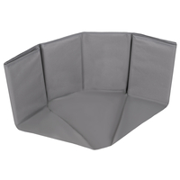 children colourfull foldable ballpit plastic balls, gray:pearl/gray/transparent/babyblue/mint, 100 balls