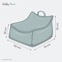 KiddyMoon KM-FTP-NEST Furniture Armchairs, Green