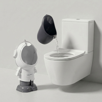 KiddyMoon Potty Training For Children Urinal for Boys Astronaut Design, White, UNI