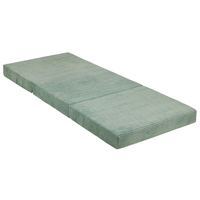 KiddyMoon Multifunctional Foam Mattress, Foldable Armchair for Kids, Children’s Sofa, Folding Couch Chair, green, Mattress