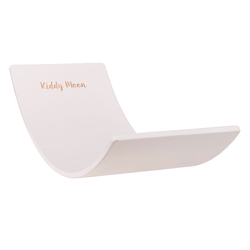KiddyMoon Wooden Balance Board for Children Wooden Swing Board Montessori Toy for Kids Balancing Board for Babies 80x30cm, white, board
