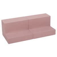 KiddyMoon Foam Playground for Kids Obstacle Course for Children Montessori Toy for Babies Soft Construction Blocks Element, Steps/Steps, Certified Made in The EU, heather:-, Multi-Size