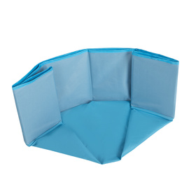 children colourfull foldable ballpit plastic balls, blue:white/grey/mint, 200 balls
