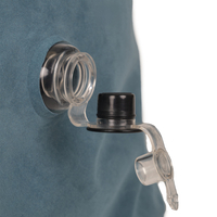 KiddyMoon Inflatable Sensory Peapod Chair For Kids With Handles And Pump, Blue, M