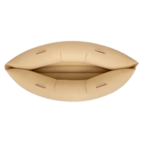 KiddyMoon Inflatable Sensory Peapod Chair For Kids With Handles And Pump, Beige, L