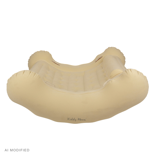 KiddyMoon Inflatable Rocker PVC Sensory Toy, Beige, L