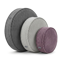 KiddyMoon 3-Piece Foam Elements for Kids Children's Room Accessory, fioletowy-jasnoszary-ciemnoszary