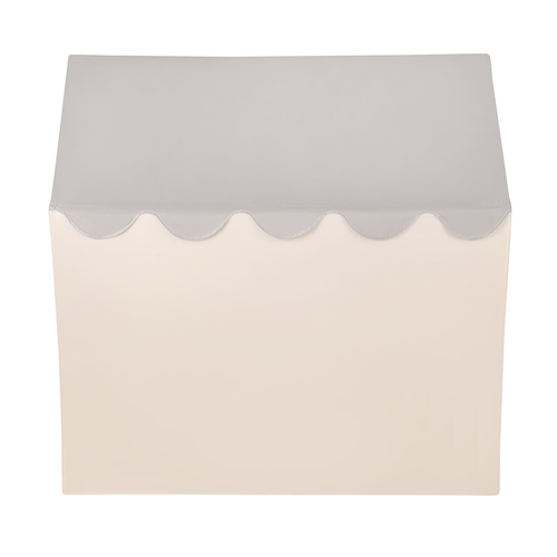 KiddyMoon Playhouse For Kids Foldable Durable Child's Play Tent Fabric Indoor And Outdoor Use Compact Design Easy Assembly And Storage Creative Space For Imagination And Fun, white-grey: pastel beige/green-grey/pastel yellow/white, 200 Balls