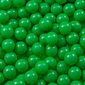 KiddyMoon Soft Plastic Play Balls ∅ 6cm / 2.36 Multi Colour Made in EU, green, 1200 Balls/6cm-2.36in