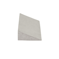 KiddyMoon Children's Foam Wedge Perfect for Kids' Rooms Lightweight Versatile, and Comfortable Support for Play and Relaxation Soft Fabric Removable Cover, light grey, Wedge