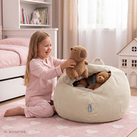 KiddyMoon KM-BAG-ES Furniture Armchairs, beige