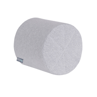 KiddyMoon Foam Playground For Kids Obstacle Course For Children Montessori Toy For Babies Soft Construction Blocks, Certified Made In The EU, Light Grey, pouf/pouf