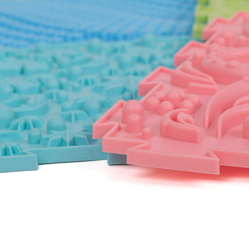 KiddyMoon Sensory Puzzle Mat for Kids Orthopedic Game Tiles, Multi, 6 Pieces