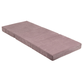 KiddyMoon Multifunctional Foam Mattress Foldable Bed Armchair Kids Children Sofa Folding Toddler Couch Chair for Playroom Bedroom Living Room, purple, 165x70x10 cm