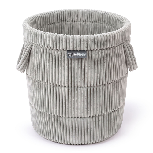 KiddyMoon KM-BIN Toys basket, light grey