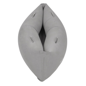 KiddyMoon Inflatable Sensory Peapod Chair For Kids With Handles And Pump, Grey, XL