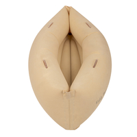 KiddyMoon Inflatable Sensory Peapod Chair For Kids With Handles And Pump, Beige, L