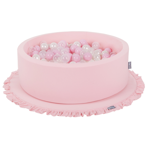 KiddyMoon Foam Play Mat for Children Montessori Soft Children's Floor Playground Toddlers and Babies Crawling Mat Soft Toy Carpet Kids Nursery and Playroom, Made in EU, pink, XL