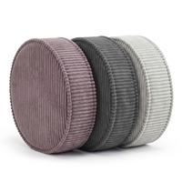 KiddyMoon 3-Piece Foam Elements for Kids Children's Room Accessory, dark grey-purple-light grey, Sx3