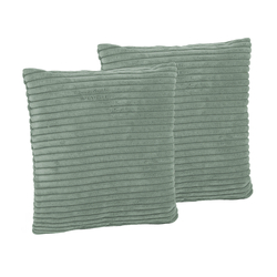 KiddyMoon Children Pillow Decorative Cushion 30x30 cm Comfort Set Of 2, Green, 2 Pillows