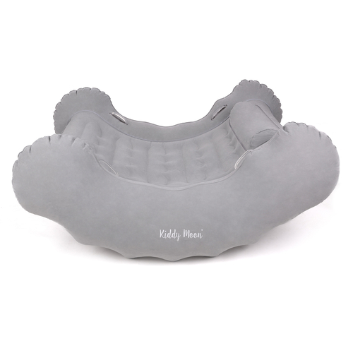 KiddyMoon Inflatable Sensory Rocker Chair For Kids With Pump And Handles, light grey, L