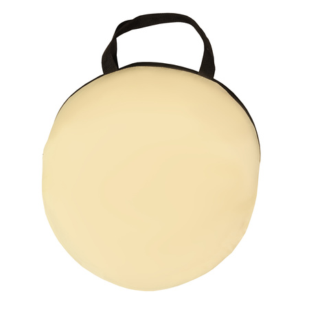 Pop Up Play Tent Castle House Shell Plastic Balls For Kids, Light Beige: Pastel Beige/White/Pearl, 105x90cm/600 balls