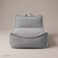 KiddyMoon KM-FTP-NEST Furniture Armchairs, Light Grey