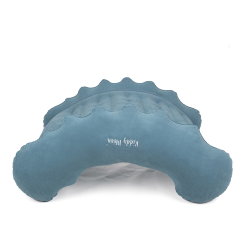KiddyMoon Inflatable Rocker PVC Sensory Toy, Blue, L