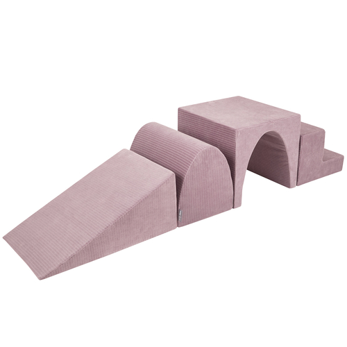 KiddyMoon Foam Playground For Kids Soft Textured Creative Safe Indoor Blocks, Purple, Multi-Size