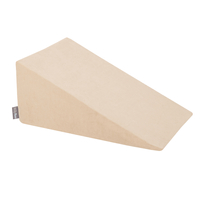 KiddyMoon Foam Playground Velvet For Kids Obstacle Course For Children Montessori Toy For Babies Soft Construction Blocks Element, sand beige, Multi-Size