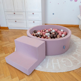 KiddyMoon Foam Playground for Kids Obstacle Course for Children Montessori Toy for Babies Soft Construction Blocks Element, Wedge, Certified Made in The EU, heather:-, Multi-Size