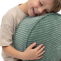 KiddyMoon 3-Piece Foam Elements for Kids Children's Room Accessory, green-beige-dark grey, Mx3