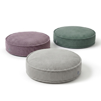 KiddyMoon 3-Piece Foam Elements for Kids Children's Room Accessory, green-light grey-purple, Lx3