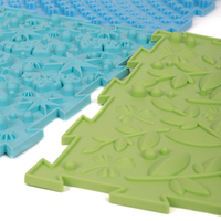 KiddyMoon Sensory Puzzle Mat for Kids Orthopedic Game Tiles, Multi, 9 Pieces