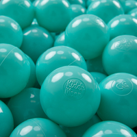 KiddyMoon Soft Plastic Play Balls ∅ 7cm/2.75in Multi-colour Made in EU, 300 Balls/7cm-2.75in
