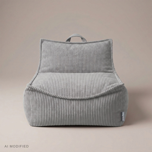 KiddyMoon KM-FTP-NEST Furniture Armchairs, Light Grey