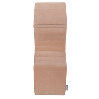 KiddyMoon Foam Soft Seesaw Rocker Ride-On Hopper Bean Bouncy Jumping Playing for Children, Montessori Toy For Kids Made of Foam, Made in The EU, desert pink, M