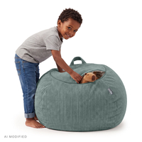 KiddyMoon KM-BAG-ES Furniture Armchairs, green