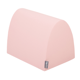 KiddyMoon Foam Playground for Kids with Square Ballpit ( ∅ 7cm/2.75In) Soft Obstacles Course and Ball Pool, Certified Made In The EU, pink:pearl/grey/transparent/powder pink, Ballpit (200 Balls) + Version 1