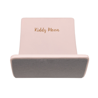 KiddyMoon Wooden Balance Board for Children Wooden Swing Board Montessori Toy for Kids Balancing Board for Babies 80x30cm, pink, 83x29,5x1,7/Felt