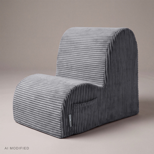KiddyMoon KM-FT-CLOUD Furniture Armchairs, dark grey