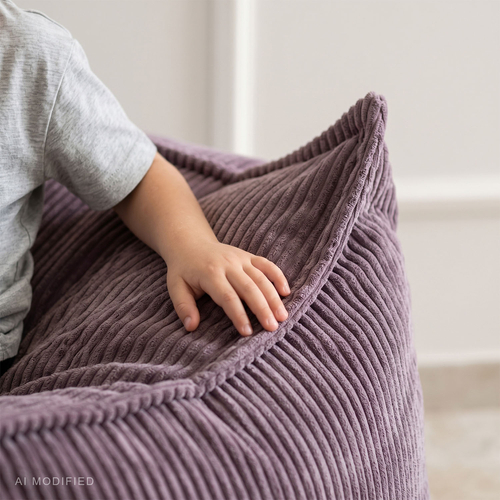 KiddyMoon KM-FTP-NEST Furniture Armchairs, Purple