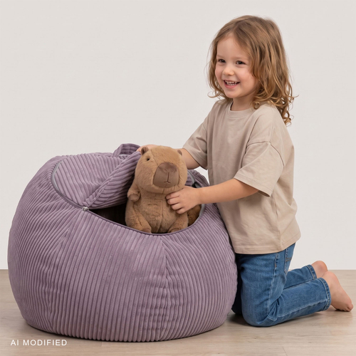 KiddyMoon KM-BAG-ES Furniture Armchairs, purple