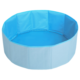 children colourfull foldable ballpit plastic balls, blue:grey/white/transparent/babyblue, 100 balls