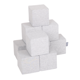 KiddyMoon Foam playground - Cubes/Wedge L/Steps PPZ-253, , Multi-Size