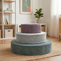 KiddyMoon 3-Piece Foam Elements for Kids Children's Room Accessory, fioletowy-jasnoszary-zielony