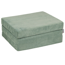 KiddyMoon Multifunctional Foam Mattress Foldable Bed Armchair Kids Children Sofa Folding Toddler Couch Chair for Playroom Bedroom Living Room, green, 165x70x10 cm