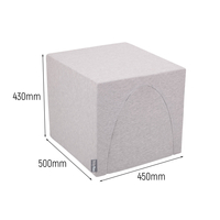 KiddyMoon Foam Set for Kids Obstacle Course for Children Montessori Toy for Babies Soft Construction Blocks Element, Tunnel/Hill, Certified Made in The EU, lightgrey:-, Multi-Size
