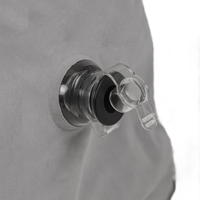 KiddyMoon Inflatable Sensory Peapod Chair For Kids With Handles And Pump, Grey, L